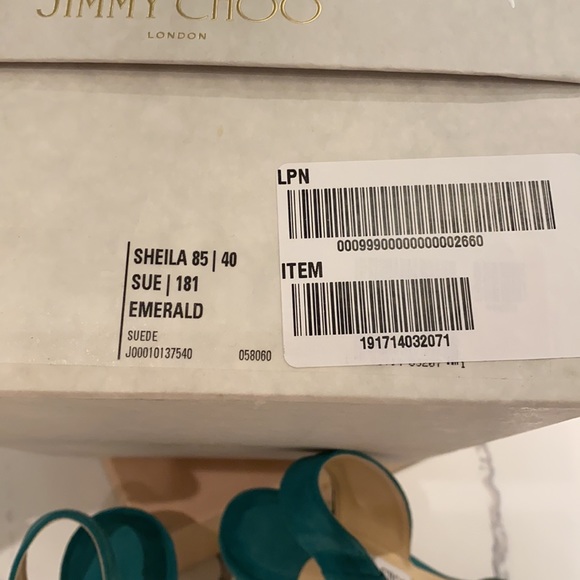 Jimmy Choo Sheila 85 heels (40) NEW - Picture 3 of 6